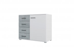 Спальный гарнитур NOVA (модульный) белый/бетон в Заречном - zarechnyy.ok-mebel.com | фото 7