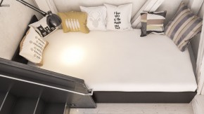 Стандарт Кровать 0900, цвет венге, ШхГхВ 93,5х203,5х70 см., сп.м. 900х2000 мм., без матраса, основание есть в Заречном - zarechnyy.ok-mebel.com | фото 6