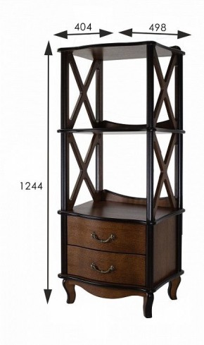 Стеллаж комбинированный Джульетта Л в Заречном - zarechnyy.ok-mebel.com | фото 4