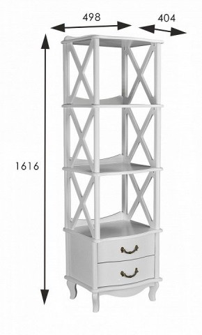 Стеллаж комбинированный Джульетта Л в Заречном - zarechnyy.ok-mebel.com | фото 4