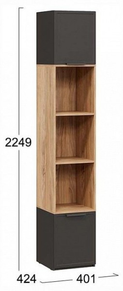 Стеллаж комбинированный Стелла в Заречном - zarechnyy.ok-mebel.com | фото 4