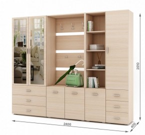 Стенка для прихожей Мартин-4 в Заречном - zarechnyy.ok-mebel.com | фото 3