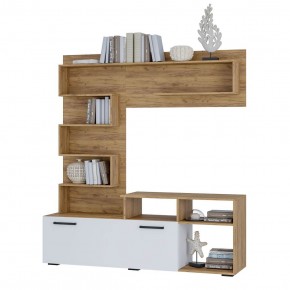 Гостиная Евро (крафт/белый) в Заречном - zarechnyy.ok-mebel.com | фото 3