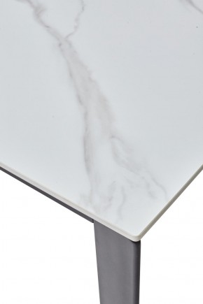 Стол CORNER 120 MATT WHITE MARBLE SOLID CERAMIC / BLACK, ®DISAUR в Заречном - zarechnyy.ok-mebel.com | фото 8