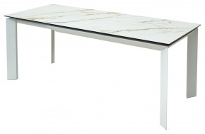 Стол CREMONA 160 KL-188 Контрастный мрамор / белый каркас, ®DISAUR в Заречном - zarechnyy.ok-mebel.com | фото 3