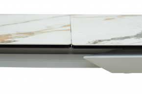 Стол CREMONA 160 KL-188 Контрастный мрамор / белый каркас, ®DISAUR в Заречном - zarechnyy.ok-mebel.com | фото 5