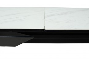 Стол CREMONA 160 KL-99 Белый мрамор матовый, итальянская керамика / черный каркас, ®DISAUR в Заречном - zarechnyy.ok-mebel.com | фото 4