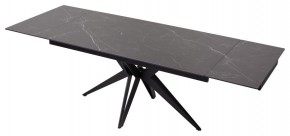 Стол FORIO 160 MATT BLACK MARBLE SOLID CERAMIC / BLACK, ®DISAUR в Заречном - zarechnyy.ok-mebel.com | фото 5