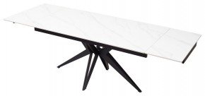 Стол FORIO 160 MATT WHITE MARBLE SOLID CERAMIC / BLACK, ®DISAUR в Заречном - zarechnyy.ok-mebel.com | фото 7