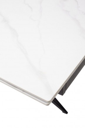 Стол FORIO 160 MATT WHITE MARBLE SOLID CERAMIC / BLACK, ®DISAUR в Заречном - zarechnyy.ok-mebel.com | фото 9