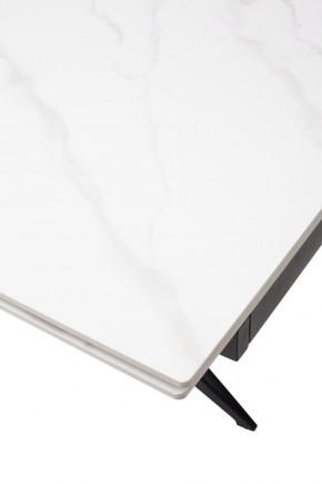 Стол FORIO 160 MATT WHITE MARBLE SOLID CERAMIC / BLACK, ®DISAUR в Заречном - zarechnyy.ok-mebel.com | фото 9