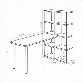 Стол компьютерный Bartolo в Заречном - zarechnyy.ok-mebel.com | фото 3