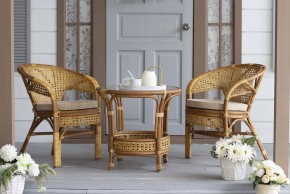 Стол круглый Пеланги 02/15 (Миндаль матовый) в Заречном - zarechnyy.ok-mebel.com | фото 3