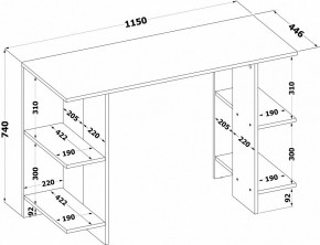 Стол письменный СПМ-28 в Заречном - zarechnyy.ok-mebel.com | фото 5