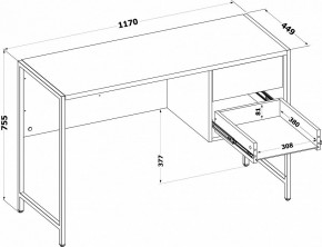 Стол письменный СПМ-404 в Заречном - zarechnyy.ok-mebel.com | фото 4