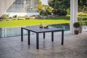 Стол раскладной Джули (Julie Double table 2 configurations) Графит в Заречном - zarechnyy.ok-mebel.com | фото 2