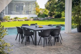 Стол раскладной Джули (Julie Double table 2 configurations) Графит в Заречном - zarechnyy.ok-mebel.com | фото 6