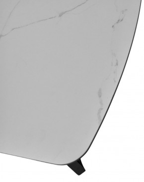 Стол RASMUS 160 TL-45 Белый мрамор, испанская керамика / черный каркас, ®DISAUR в Заречном - zarechnyy.ok-mebel.com | фото 6
