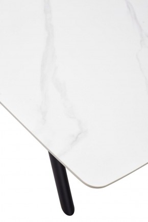 Стол RIVOLI 140 MATT WHITE MARBLE SOLID CERAMIC / BLACK, ®DISAUR в Заречном - zarechnyy.ok-mebel.com | фото 9