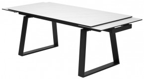 Стол VASTO 180 MARBLES KL-99 Белый мрамор матовый, итальянская керамика/ черный каркас, ®DISAUR в Заречном - zarechnyy.ok-mebel.com | фото 6