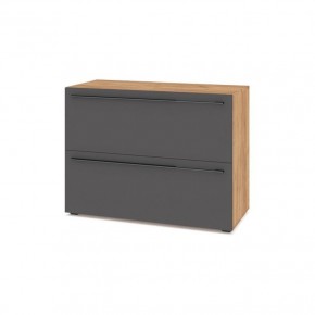 СТОУН С81 Комод (золотой дуб/графит) в Заречном - zarechnyy.ok-mebel.com | фото