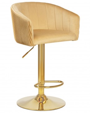 Стул барный DOBRIN DARCY GOLD, песочный велюр (1922-3) в Заречном - zarechnyy.ok-mebel.com | фото