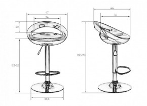 Стул барный DOBRIN DISCO LM-1010 (черный) в Заречном - zarechnyy.ok-mebel.com | фото 2