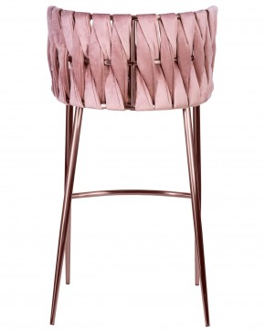 Стул барный DOBRIN EMMA ROSE GOLD, розовый велюр (VF-10) в Заречном - zarechnyy.ok-mebel.com | фото 5