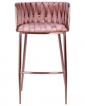Стул барный DOBRIN EMMA ROSE GOLD, розовый велюр (VF-10) в Заречном - zarechnyy.ok-mebel.com | фото 6