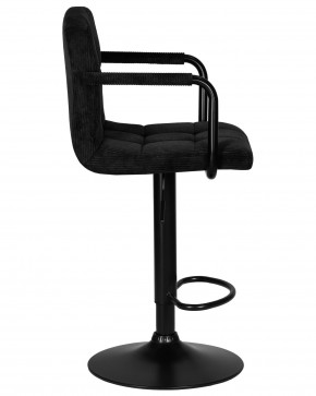 Стул барный DOBRIN KRUGER ARM BLACK, черный вельвет (LAR-E2041-52) в Заречном - zarechnyy.ok-mebel.com | фото 3