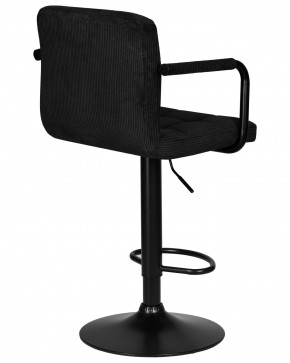 Стул барный DOBRIN KRUGER ARM BLACK, черный вельвет (LAR-E2041-52) в Заречном - zarechnyy.ok-mebel.com | фото 4