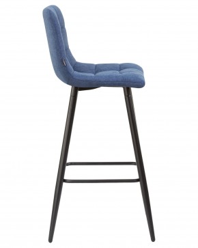Стул барный DOBRIN NICOLE, черные матовые ножки, синяя ткань (UF860-14B) в Заречном - zarechnyy.ok-mebel.com | фото 3