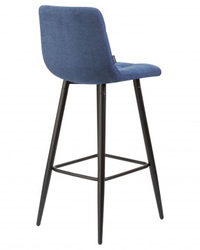 Стул барный DOBRIN NICOLE, черные матовые ножки, синяя ткань (UF860-14B) в Заречном - zarechnyy.ok-mebel.com | фото 4