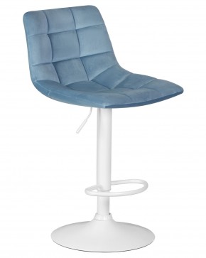 Стул барный DOBRIN TAILOR WHITE, пудрово-голубой велюр (MJ9-74) в Заречном - zarechnyy.ok-mebel.com | фото 2