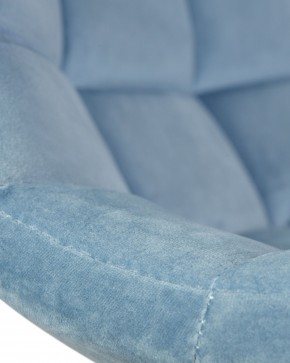 Стул барный DOBRIN TAILOR WHITE, пудрово-голубой велюр (MJ9-74) в Заречном - zarechnyy.ok-mebel.com | фото 8