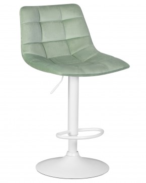 Стул барный DOBRIN TAILOR WHITE, пудрово-мятный велюр (MJ9-87) в Заречном - zarechnyy.ok-mebel.com | фото