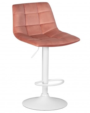 Стул барный DOBRIN TAILOR WHITE, пудрово-розовый велюр (MJ9-32) в Заречном - zarechnyy.ok-mebel.com | фото