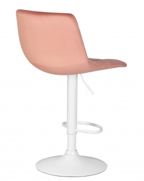 Стул барный DOBRIN TAILOR WHITE, пудрово-розовый велюр (MJ9-32) в Заречном - zarechnyy.ok-mebel.com | фото 4