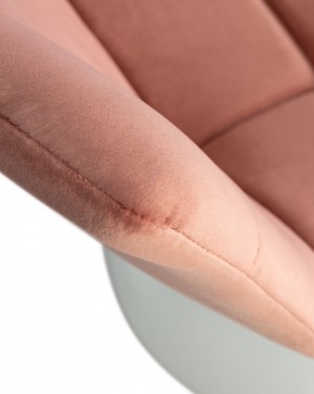 Стул барный DOBRIN TAILOR WHITE, пудрово-розовый велюр (MJ9-32) в Заречном - zarechnyy.ok-mebel.com | фото 7