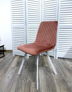 Стул DAIQUIRI BLUVEL-52 PINK / белый каркас, велюр М-City в Заречном - zarechnyy.ok-mebel.com | фото 7