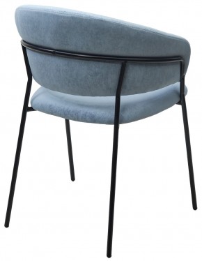 Стул ГЕММА, цвет RAIN 13 blue, велюр / черный каркас М-City в Заречном - zarechnyy.ok-mebel.com | фото 9