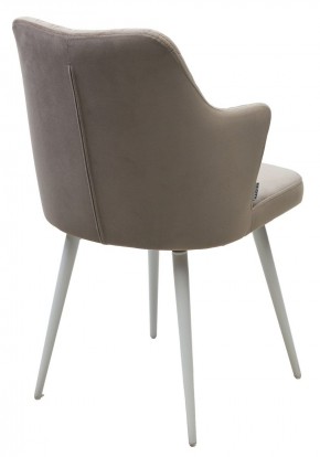Стул HERMAN 360 град. ЛАТТЕ #25, велюр / белый каркас М-City в Заречном - zarechnyy.ok-mebel.com | фото 5