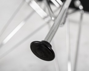Стул обеденный DOBRIN BUTTERFLY CHROME, ножки хром, цвет кремовый в Заречном - zarechnyy.ok-mebel.com | фото 8