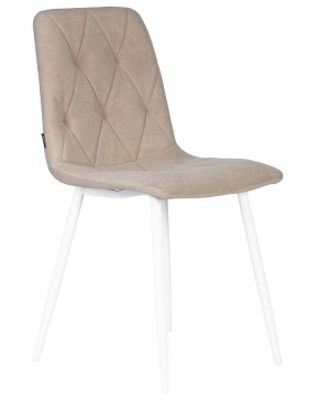 Стул обеденный DOBRIN CHILLY ROMBO, Капучино Simple 05, основание белый в Заречном - zarechnyy.ok-mebel.com | фото 2