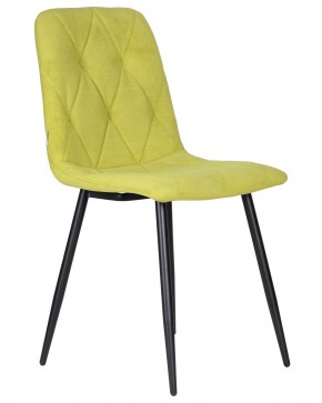 Стул обеденный DOBRIN CHILLY ROMBO, Лайм Simple 14, основание черное в Заречном - zarechnyy.ok-mebel.com | фото 2