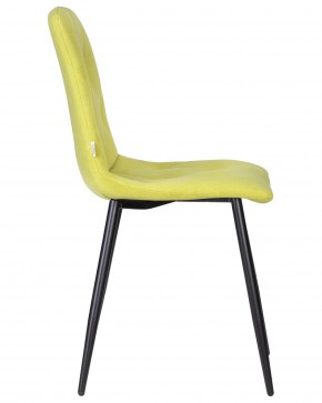 Стул обеденный DOBRIN CHILLY ROMBO, Лайм Simple 14, основание черное в Заречном - zarechnyy.ok-mebel.com | фото 3