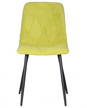 Стул обеденный DOBRIN CHILLY ROMBO, Лайм Simple 14, основание черное в Заречном - zarechnyy.ok-mebel.com | фото 6