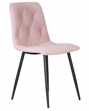 Стул обеденный DOBRIN CHILLY ROMBO, Розовый Simple 03, основание черное в Заречном - zarechnyy.ok-mebel.com | фото 2