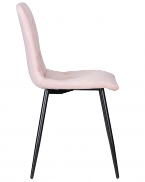 Стул обеденный DOBRIN CHILLY ROMBO, Розовый Simple 03, основание черное в Заречном - zarechnyy.ok-mebel.com | фото 3