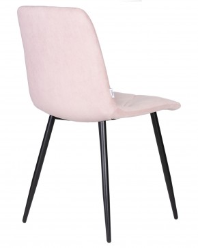 Стул обеденный DOBRIN CHILLY ROMBO, Розовый Simple 03, основание черное в Заречном - zarechnyy.ok-mebel.com | фото 4